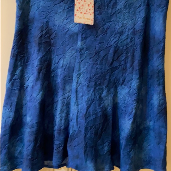 NWT Free People Skirt-distressed look with dye - Picture 4 of 14